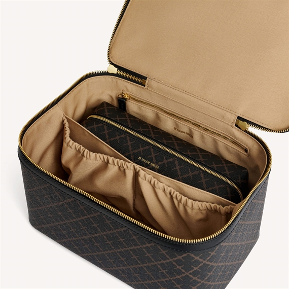 By Malene Birger Bae Beauty Cosmetic Case, Dark Chocolate